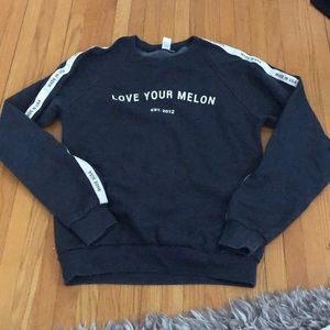 navy love your melon long sleeve shirt